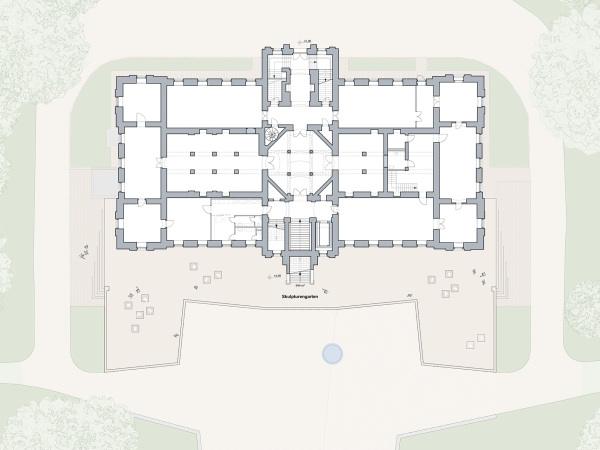 Teilnahme: Entwurf von BASD Schlotter und Kruschel Architekten (Berlin), Sockelgeschoss