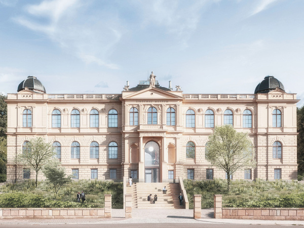 Das Bro Lederer Ragnarsdttir Architekten (Berlin) konnte mit seinem Vorschlag einer begrnten Bschung nicht berzeugen.