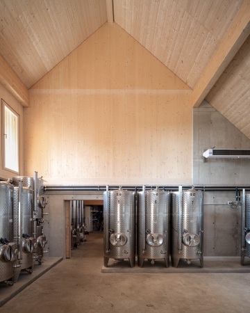 3. Preis: Um- und Neubau des Weinhofs Locknbauer (Pichla); Architektur: Mascha Ritter (Berlin), Stephan Piber (Graz); Bauherr: Lukas Jahn (Pichla)