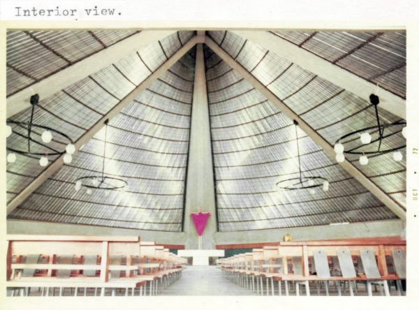 Katholische Kirche St. Kristoforus in Jakarta von Bianpoen, 196770 (inzwischen abgerissen)