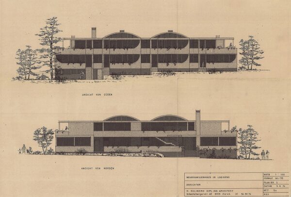 Mehrfamilienhaus in Locarno von Herianto Sulindro (Kho Lin Hek), 1974