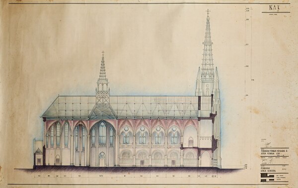 Renovierung der neogotischen Kathedrale Gereja Santa Maria Pelindung Diangkat ke Surga in Jakarta von Han Awal & Partners, 198284