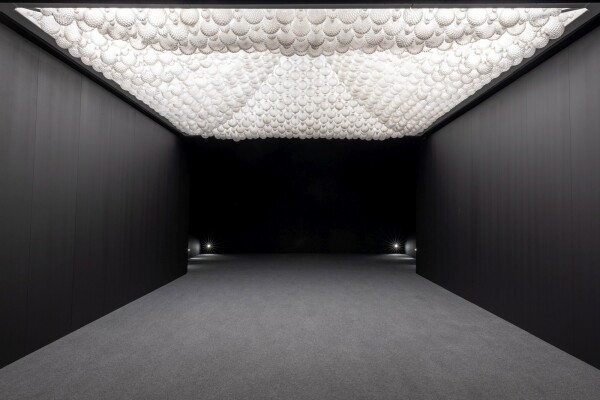 Auch diese Installation stammt von Scarpa. Bis 1985 zierte sie das Dachgeschoss des Palazzo Grassi. Erstmalig seit fast vierzig Jahren ist sie nun wieder zu sehen.