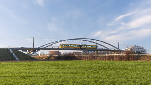 Deutscher Brckenbaupreis 2023 in der Kategorie Straen- und Eisenbahnbrcken: Stadtbahnbrcke in Stuttgart von schlaich bergermann partner