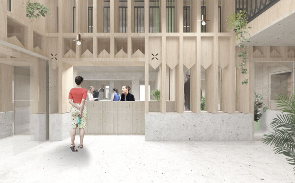 Das Architekturb�ro behark plant auch die Sanierung des angrenzenden Rathausgeb�udes.