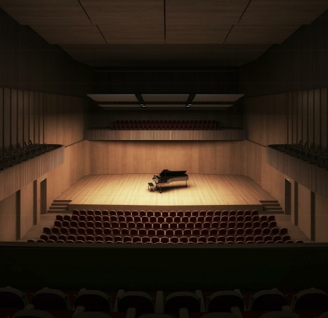 2. Preis: Cataraga Architects Visualisierung Konzertsaal B�hne