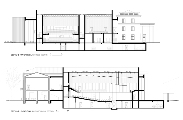 2. Preis: Cataraga Architects Quer- und L�ngsschnitt