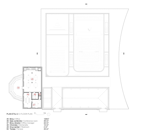 2. Preis: Cataraga Architects Grundriss 2. Obergeschoss