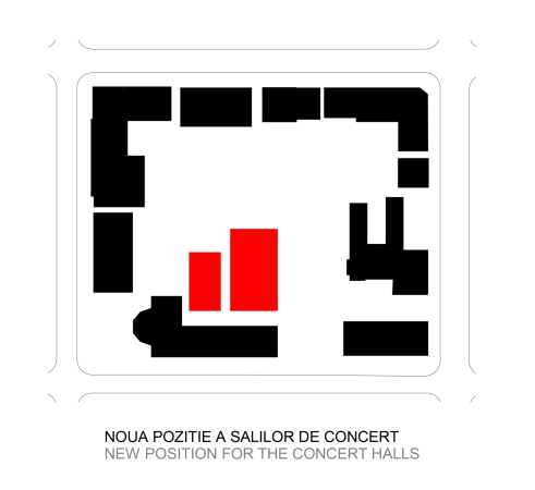 2. Preis: Cataraga Architects Position der neuen Konzertsle