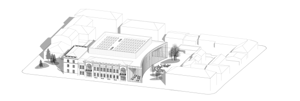 2. Preis: Cataraga Architects Axonometrie