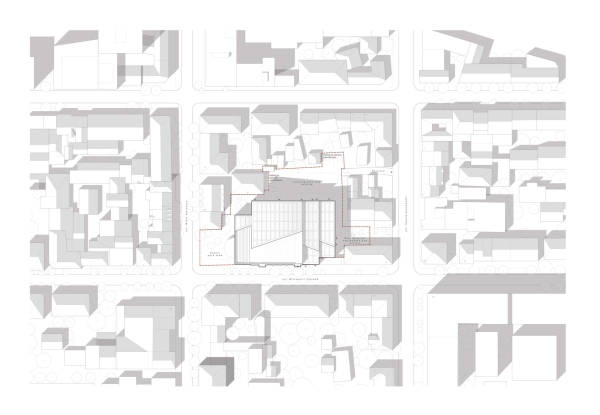3. Preis: wulf architekten Lageplan