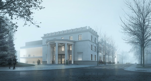 2. Preis: Cataraga Architects Visualisierung Eingangsportal