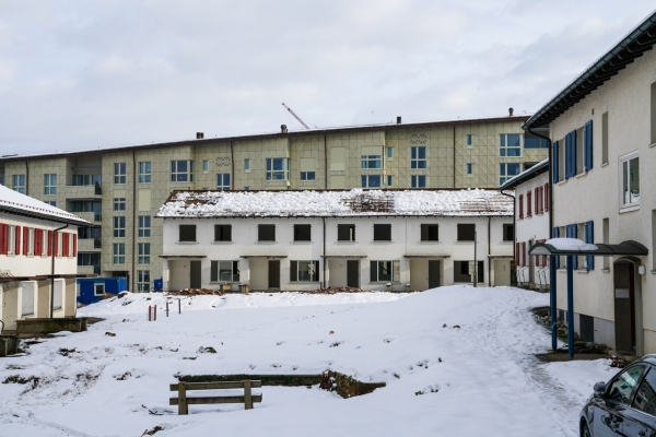 Baustelle von EMI Architekten  Abbruch fr den Neubau