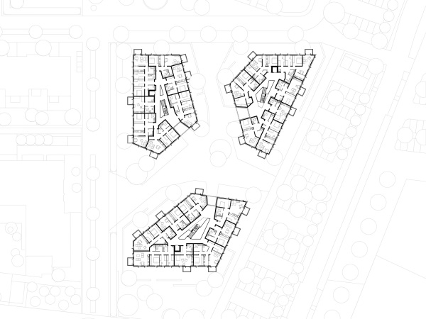 Wohnquartier von AllesWirdGut und Laser Architekten in Hannover