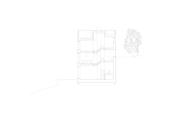 Schnitt Turmhaus
