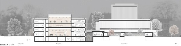 3. Preis: Auer Weber (M�nchen) mit mk.landschaft (M�nchen): Schnitt