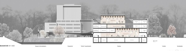 3. Preis: Auer Weber (M�nchen) mit mk.landschaft (M�nchen): Schnitt