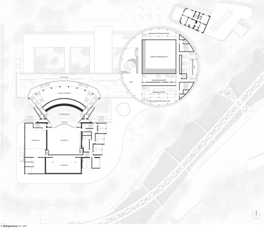 3. Preis: Auer Weber (M�nchen) mit mk.landschaft (M�nchen): 1. Obergeschoss