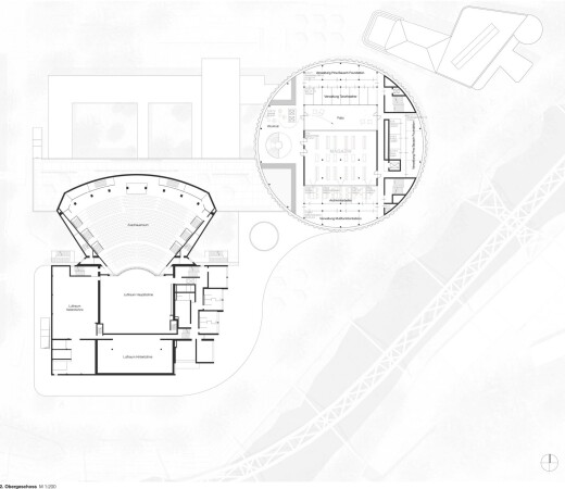 3. Preis: Auer Weber (M�nchen) mit mk.landschaft (M�nchen): 2. Obergeschoss