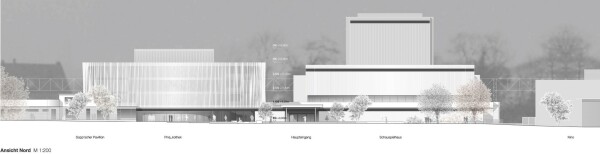 3. Preis: Auer Weber (M�nchen) mit mk.landschaft (M�nchen): Ansicht Nord