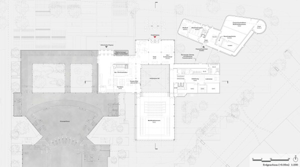 1. Preis: Diller Scofidio + Renfro mit Rainer Schmidt Landschaftsarchitekten (M�nchen): Erdgeschoss