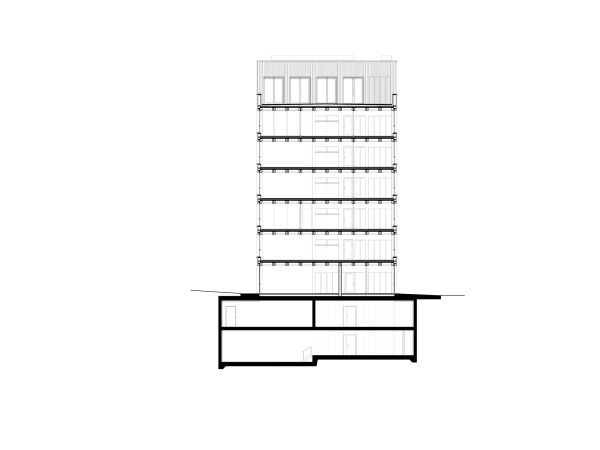 Brobau in St. Gallen von Harry Gugger Studio