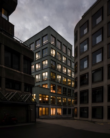 B�robau in St. Gallen von Harry Gugger Studio