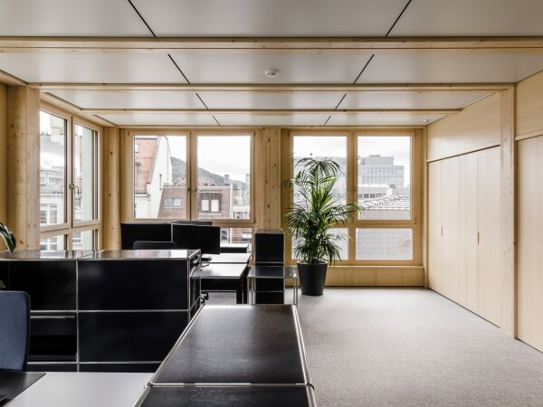 B�robau in St. Gallen von Harry Gugger Studio