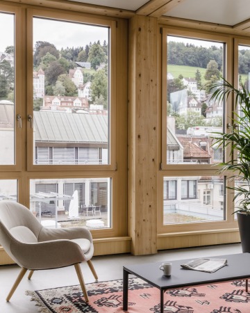 B�robau in St. Gallen von Harry Gugger Studio