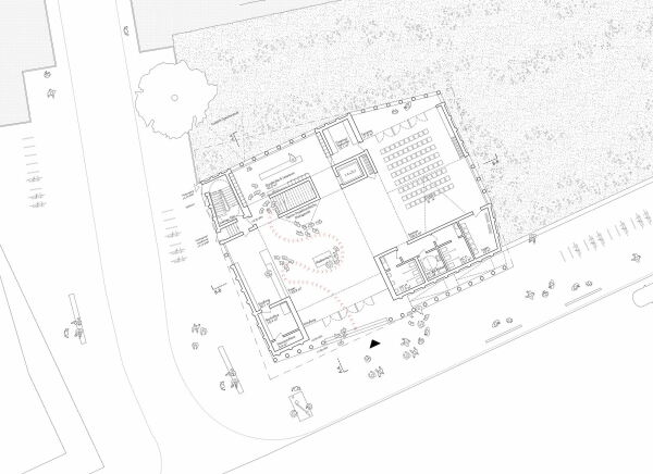 2. Preis nach �berarbeitung: Wandel Lorch G�tze Wach Architekten (Frankfurt am Main). Grundriss Erdgeschoss