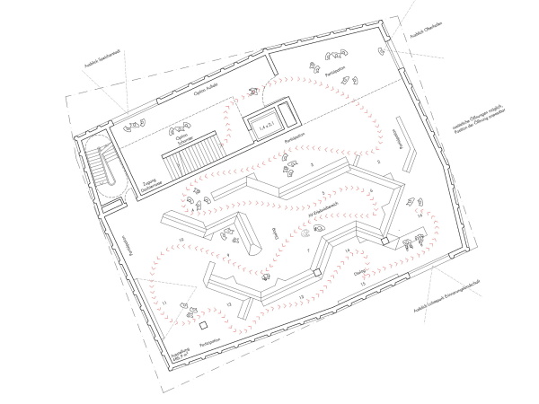 2. Preis nach �berarbeitung: Wandel Lorch G�tze Wach Architekten (Frankfurt am Main). Grundriss 1. Obergeschoss