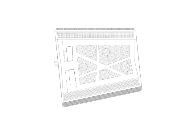 1. Preis nach �berarbeitung: Boltshauser Architekten (Z�rich). Grundriss Dachgeschoss