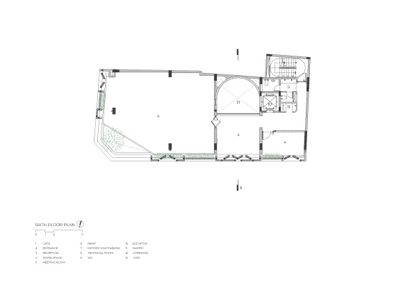 Grundriss 5. Obergeschoss