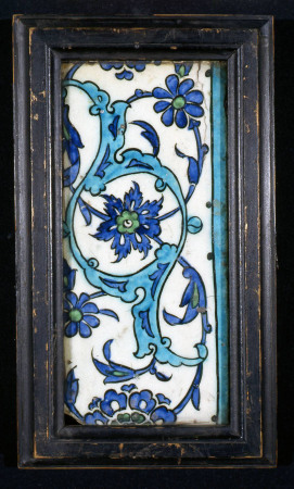 Fliese, Damaskus, 15401560, Fayence