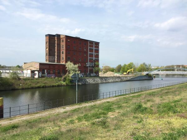 Situation vor dem Bau der Europacity, 2016