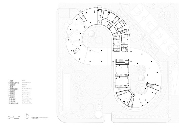 Schule und Kindergarten in Hainan von TAO