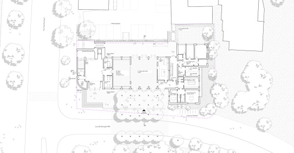 1. Preis: Wandel Lorch Gtze Wach (Frankfurt am Main); Grundriss Erdgeschoss