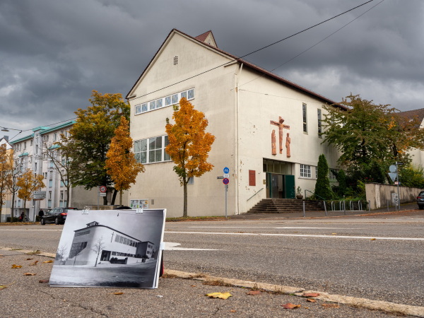 Brenzkirche Stuttgart: vorher  nachher