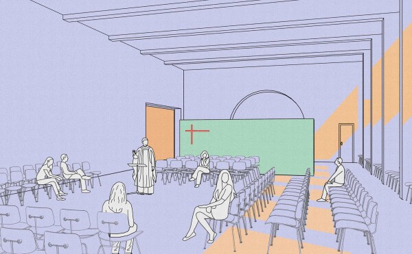 Anerkennung: AAg Loebner Sch�fer Weber (Heidelberg); Visualisierung Kirchenraum