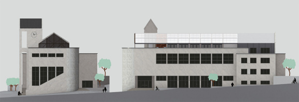 2. Preis: prinzmetal (Stuttgart/K�ln); Ansicht Nord und West