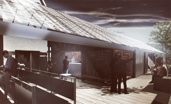 2. Preis: prinzmetal (Stuttgart/K�ln); Visualisierung Dachgarten