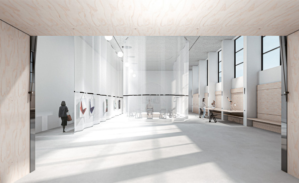 2. Preis: prinzmetal (Stuttgart/K�ln); Visualisierung Saal