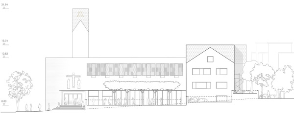 1. Preis: Wandel Lorch G�tze Wach (Frankfurt am Main); Ansicht West