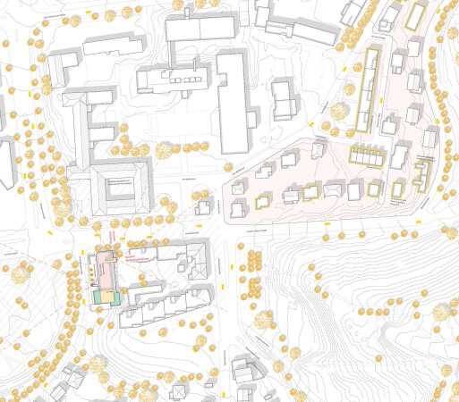 Anerkennung: AAg Loebner Sch�fer Weber (Heidelberg); Lageplan