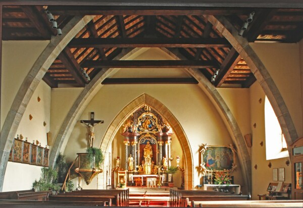 Kirchenrenovierung und Neueinwlbung, Grad, 1955