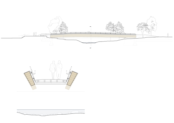 Fu- und Radwegbrcke in Balingen von Moxon Architects
