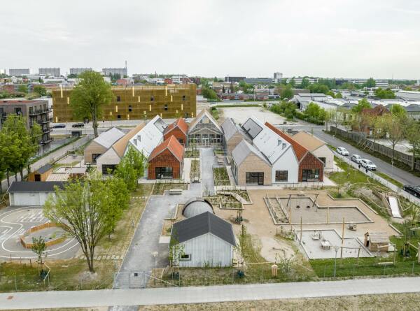 Upcycle-Kindergarten in Gladsaxe von Lendager