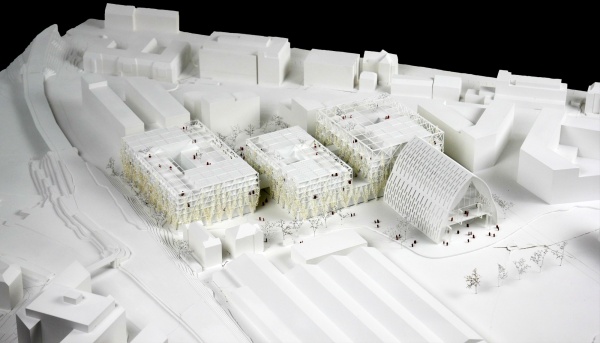 Eine Anerkennung: querkraft architekten; Modellfoto