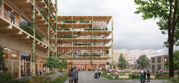 Eine Anerkennung: FRES Architectes  Gravier Martin Camara; Visualisierung