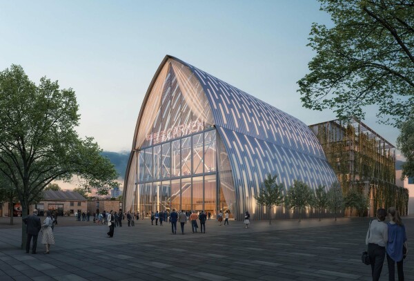 Eine Anerkennung: querkraft architekten; Visualisierung